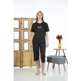 Estiva 24063 Kadın Kısa Kollu Kapri Pijama Takım