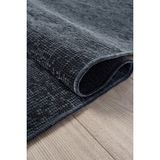 Estiva Home Antrasit Şönil Dokuma Kilim Halı – Hasır / Sisal Desen, Salon, Oturma Odası, Mutfak ve Çocuk Odası Yolluk Halısı - 100 x 400 cm