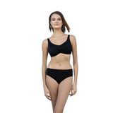 Estiva Luplu Toparlayıcı Yüksek Bel Siyah Kadın Bikini