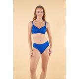 Estiva Toparlayıcı Balenli Bikini Takımı - Mavi