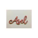 estölye Ahşap Isim Özel Kapı Süsü, Takı Yastığı Isim 25cm ( 1 Adet Isim)