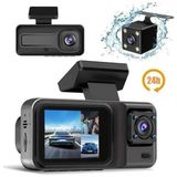 EstoreBox 1080P 3 Lensli Wifi Araç Içi Kameralı Ekran Dvr Kaydedici Gece Görüşlü - Adaçayı Yeşili