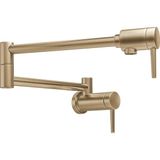 EstoreBox 1165LF Duvar Askısı Double Griff Pot Filler Musluk Dual Swing J, 1165LF-CZ
