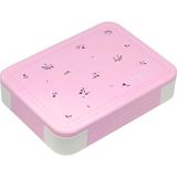 EstoreBox 1330 ml Tek Kat 6 Bölme Çocuk Beslenme Kutusu Çatal/kaşık/sos Kaseli -FFB1265