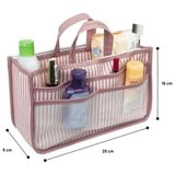 EstoreBox 28X9X16 Pembe Çanta Içi Düzenleyici Cüzdan Cantanızdaki Karışıklığı Düzenler