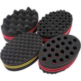 EstoreBox 4 Adet Çeşitli Küçük Saç Bükme Sünger Fırçası Rasta Kilitleme Büküm Afro Curl Bobin Dalga Saç Bakım