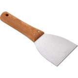 EstoreBox Ahşap Saplı Metal Macun Spatula Temizlik Boya Sıva Kazıma Harç Karıştırma Ispatulası 8 cm
