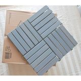 EstoreBox Akasya Ahşap Yer Karosu, Gri 30X30 Cm, 10'lu Paket, 0.9 M² Yer Kaplama