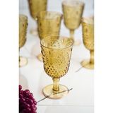 EstoreBox Akrilik Amber Tekli Kadeh & Su Meşrubat Kahve Yanı Bardağı 450 ml ( Cam Değildir )