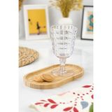 EstoreBox Allegra Şeffaf Kadeh Bardak - 450 ml Tekli Akrilik Malzeme - Cam Değildir Kırılmaya Dayanıklı