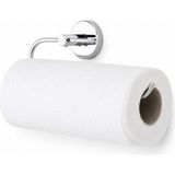 EstoreBox Alper Banyo Iris Solo Havluluk, Krom Kaplama, Yapışkanlı Vidalı Montaj, 35 mm Oval Bantlı Rulo H
