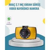 EstoreBox Araç Içi Hd Dvr Kamera G Sensor ve Hareket Algılama Özellikli - Adaçayı Yeşili