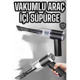 EstoreBox Araç Içi Süpürge Filtreli Şarjlı Süpürge Vakumlu Yıkanabilir - 0,1 L