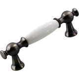 EstoreBox Arnas Antik Nikel Metal Kulp 128 mm Mobilya Çekmece Mutfak Dolabı Dolap Kapak Kulpları Kulb Kulpu