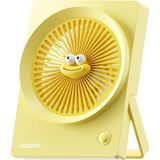 EstoreBox Asonic AFN23 Edilebilir Mini Vantilatör - Sevimli Karikatür Figürlü Masaüstü USB Fan, 3 Hız Ka