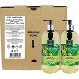 EstoreBox Ayvalık Zeytin Çiçeği Doğal Zeytinyağlı Sıvı Sabun Seti 6 Lt
