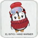 EstoreBox Bereli Penguen Cep Sobasi,el Isitici,sicak Su Torbasi Pvc 10X9,5CM - Ada Çayı