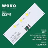 EstoreBox Buzdolabı Iç Aydınlatma Ledi LD79 HT-PCB-L322-H14A079B-L-V01 3 Çipli