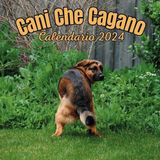 EstoreBox Cani Che Cagano Calendario 2024: Organizzatore Per Tenere Traccia Delle Date, 16 Mesi