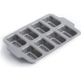 EstoreBox CC006068-001 8 Fincan Pas Içermeyen Yapışmaz Mini Kek Kalıbı, Alaşımlı Çelik - Altın