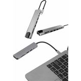 EstoreBox Çevirici Dönüştürücü Adaptör Macbook 3 In 1 Type-C To Hdmı USB 3.0