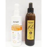 EstoreBox Dermokil Sun Spray Spf 50+ 200 ml + Bronzlaştırıcı 200 ml Set