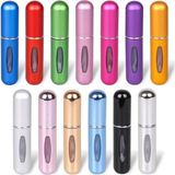 EstoreBox Doldurulabilir Mini Parfüm Şişesi Cep Parfüm Sprey Şişesi Portatif Küçük Boy 8cm (Gold -
