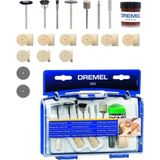 EstoreBox Dremel 684 Parlatma Aksesuarı, Çok Amaçlı Aletler Için, Temizlik Cilalama Için 20 Aksesuar Seti