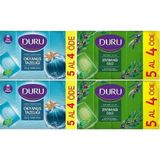 EstoreBox Duru Duş Sabun Okyanus 750 gr 2 Adet + Zeytinyağlı 750 gr 2 Adet
