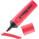 EstoreBox Edding 344 Fosforlu Kalem - Kırmızı - 1 Fosforlu Kalem - 2-5 mm Kesik Ucu