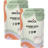 EstoreBox Epsom Tuzu 2'li Set (2X1000 Gr) Ingiliz Tuzu Katkısız, Banyo Tuzu Ayak Banyosu Peeling 2 kg