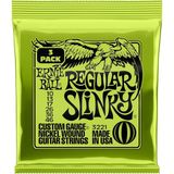 EstoreBox Ernie Ball Normal Slinky Nickel Wound Elektro Gitar Telleri 3'lü Paket - Ölçü 10-46