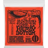 EstoreBox Ernie Ball Sıska Üst Ağır Alt Slinky 8-String Elektro Gitar Telleri, Ölçü 9-80