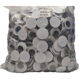 EstoreBox Esmay Beyaz Oynar Göz Kirpiksiz 25MM 1000 Li GNSRKFAZ2796 - Standart