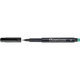 EstoreBox Faber-Castell Permanent Kalem S Uç, Siyah, Asetat Silgili, CD Cam Asetat Düz Yüzeyler Için