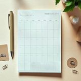 EstoreBox Fark Tanıtım Tarihsiz Masaüstü Planlayıcı, 10 Farklı Planlama, 80 Yaprak (Aylık Planlayıcı)