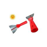 EstoreBox Feyza Yapi Plastik Saplı Metal Spatula Sıva Duvar Macun Boya Kazıma Ispatulası 12 cm Takılabilir