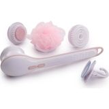 EstoreBox Finishing Touch Flawless Cleanse Spa, Elektrikli Vücut Fırçası, 3 Çok Fonksiyonlu Temizleme Başlığı