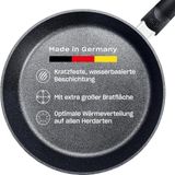 EstoreBox Fissler Adamant Tava (Ø 28 Cm), Yapışmaz Kaplamalı Alüminyum Tava - Siyah- Indüksiyon Uyuml