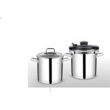 EstoreBox Fms Atlas Ikiz 4 + 6 Litre Düdüklü Tencere Seti + Cam Kapak 3031
