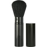 EstoreBox Fontenay Kapaklı Pudra Fırçası, Retractable Powder Brush, At Kılı Fırça
