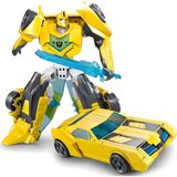EstoreBox Giffy/oyuncak Metal Gövdeli 20 cm Araba Tıra Dönüşen Robot Optimus Bumblebee Model Dönüşen Ro
