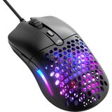 EstoreBox Glorious Model O Eternal Rgb Kablolu Mouse - 55G Ağırlık - Rgb - 6 Tuş - 12.000 Dpı - Siyah - Adaçayı