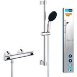EstoreBox Grohe Flow Termostatik Duş Bataryası Vitalio Start 110 Sürgülü Duş Seti, 110MM 1 Akışl