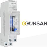 EstoreBox Günsan Mekanik Zaman Saati 100 Saat Rezervli, 24 Saatlik Otomat Tipi (220–240V Ac / 230V~)