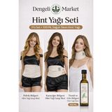 EstoreBox Hint Yaği Sargi Bezi 3'lü Set: Üst Batin (Karaciğer), Alt Batın (Pelvik) Boyun/göz Sargi Bezi, ( - Ada Çayı