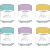 EstoreBox Kilner Silikon Kapaklı Bebek Kavanozları, Bebek Mamasını Dondurmak Veya Isıtmak Için Kap, Dondurucu