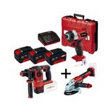 EstoreBox Kit1 18V Li-Ion Akülü Matkap + Taşlama + Kırıcı 3'lü Kömürsüz Makina Seti