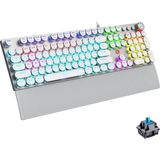 EstoreBox Lecoo KG1102 USB Kablolu Switch Makro Tuşlu Rgb LED Aydınlatmalı Mekanik Türkçe Q Metal