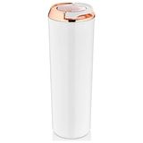 EstoreBox Lüks Yuvarlak Vakumlu Saklama Kabı, Beyaz 2'li 1750 ml